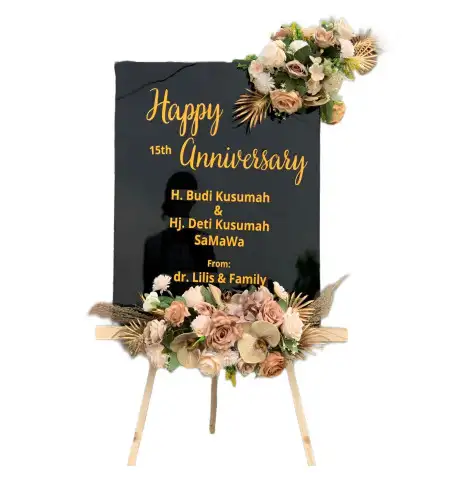 Papan Bunga Akrilik mangunreja