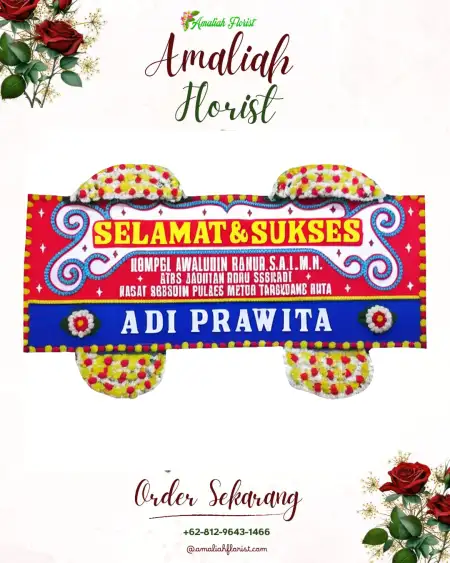 Papan Bunga Ucapan Selamat mangunreja